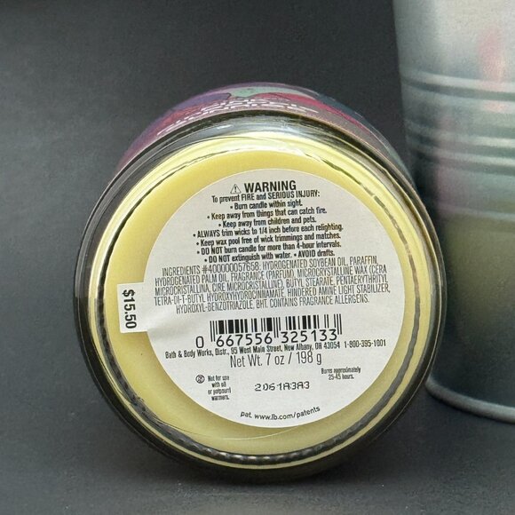 BBW Pink Pineapple Sunrise Bath & Body Works Mason Jar Single Wick Candle - Picture 9 of 10